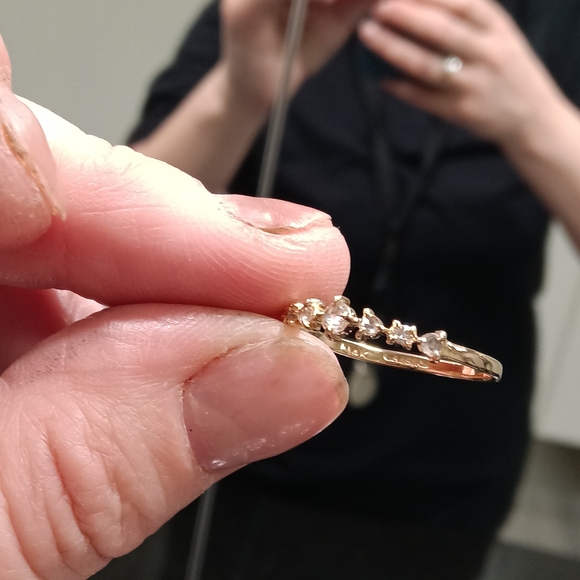 Catbird 14k gold Snow Queen Ring sz 8 1/2 real diamonds - Picture 11 of 16